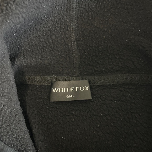White Fox Boutique Black Hoodie - Picture 2 of 3